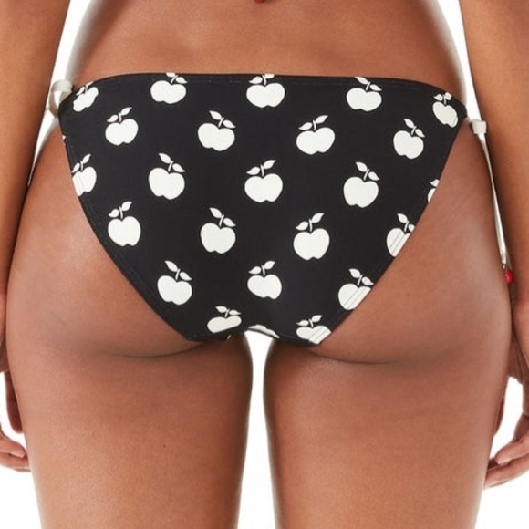 🦈KATE SPADE SWIMWEAR APPLE TOSS STRING BIKINI BOTTOM SIZE XL - Picture 2 of 6